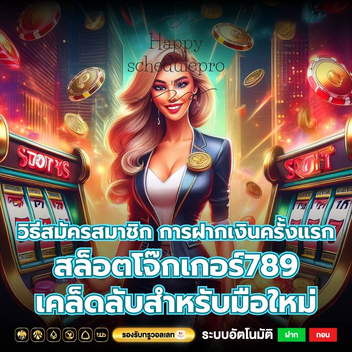 วิธีสมัครสมาชิก การฝากเงินครั้งแรกสล็อตโจ๊กเกอร์789เคล็ดลับสำหรับมือใหม่